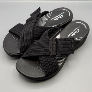 Clarks Cloudsteppers Slide Sandals - Arla Wave